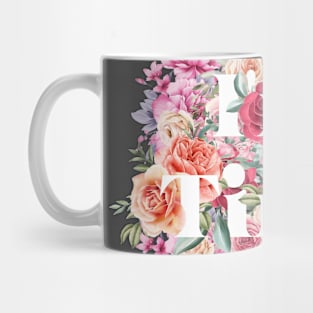 I'm tired - floral Mug